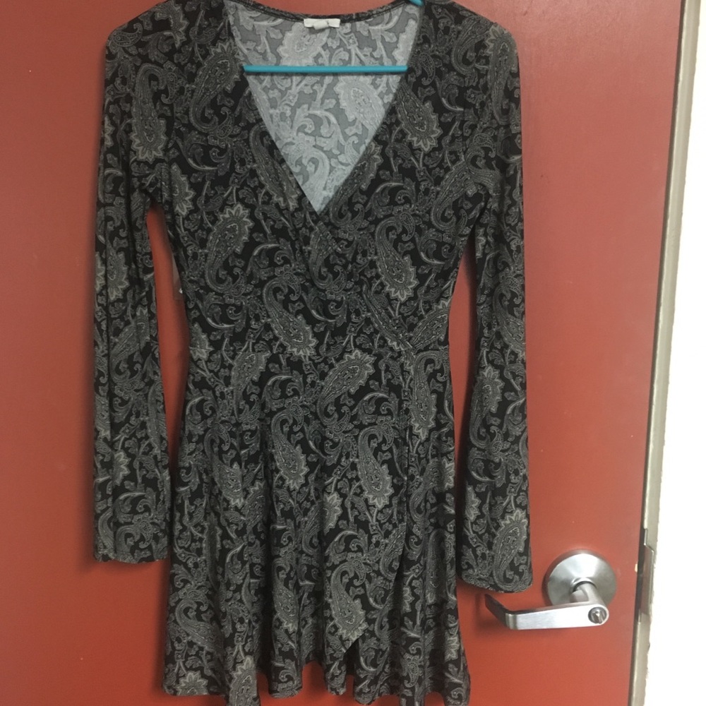 Ecote wrap mini dress